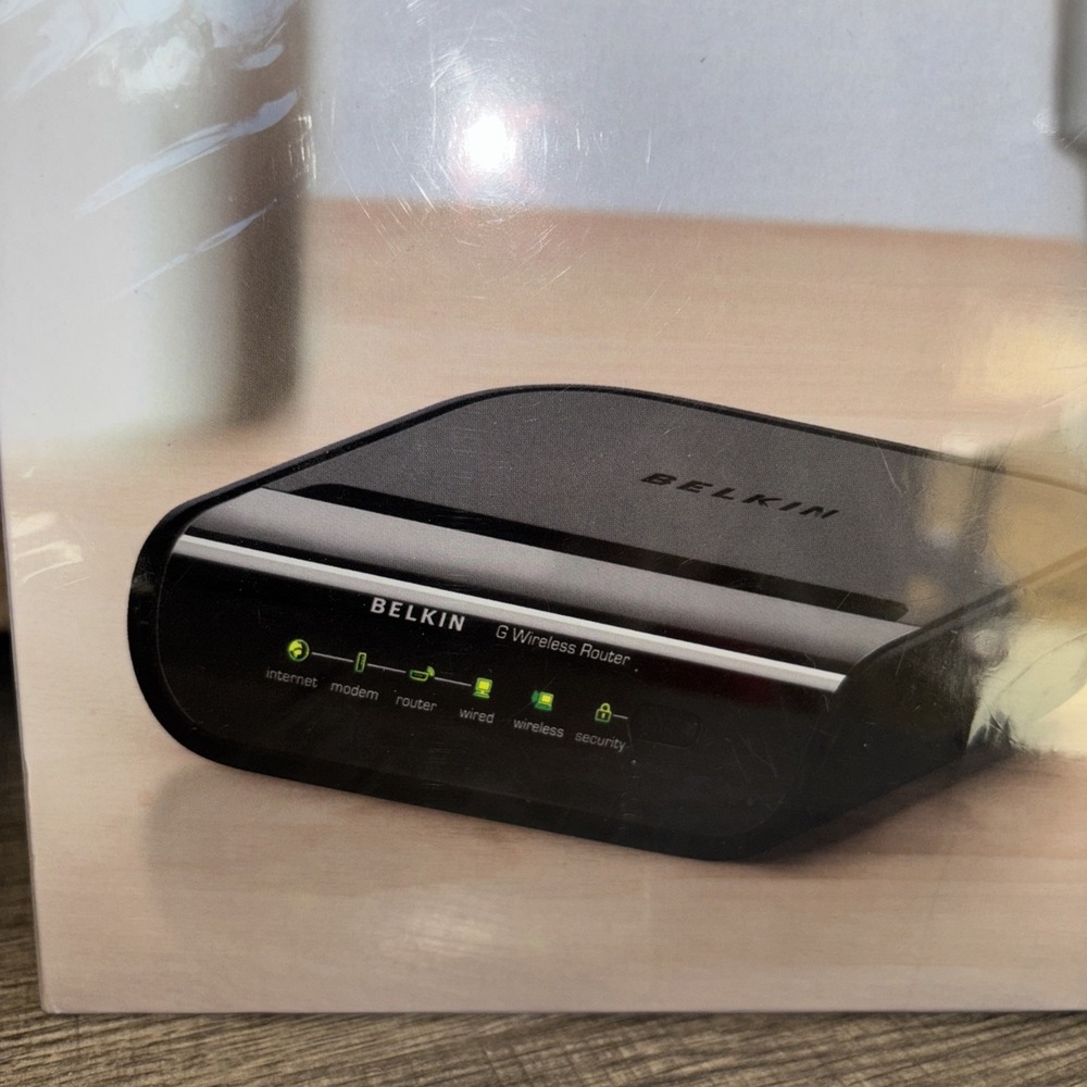 Belkin G WIRELESS ROUTER Sealed In Box Simple Setup With Instructions - Picture 7 of 7